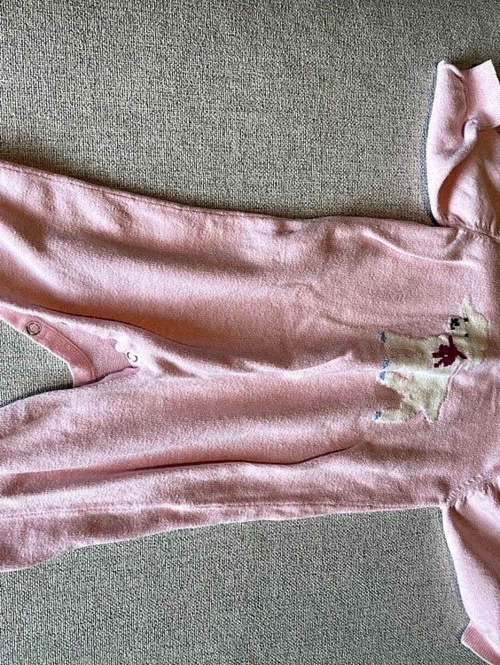 Hatley Baby Pink Floral Footless Baby 6-9M